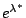 $e^{\lambda^*}$